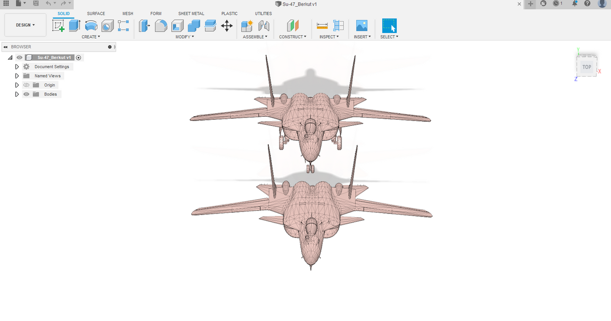 su 47 fady 3D modeller oyuncaklar oyunlar Araçlar 3D print model - Mito3D