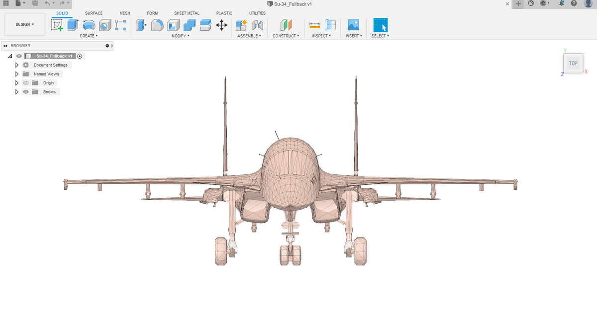 su-34 fady 3D Models Toys & Games Vehicles 3D print model - Mito3D