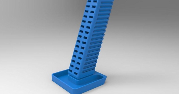 kule depolama urwaldzwerg 3D modeller ev halkı ofis organizasyonu organizatör hafıza kartı sdcardholder 3d print model - Mito3D