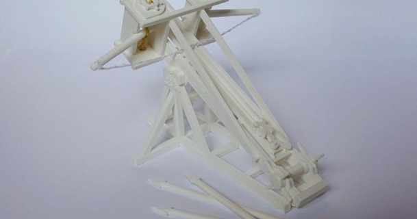 Ballista Andrew 3D Modelle Gadgets Katapult mittelalterlich römisch seige 3d print model - Mito3D