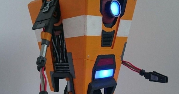 claptrap andrew 3D Models Gadgets Other borderlands robot thingiverse 3d print model - Mito3D