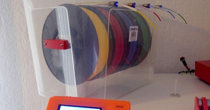 filamento dispenser scatola Tommaso Scarica gratuito stl modello printablescom 3d Modelli stampanti Accessori filamentbox porta bobina immagazzinaggio 3d print model - Mito3D