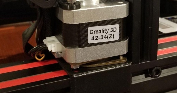 ender 3 z axis stepper amortecedor adaptador ben branco 3D modelos impressoras Atualizações crealityender3 ender3 Steppermotormount thingiverse 3d print model - Mito3D