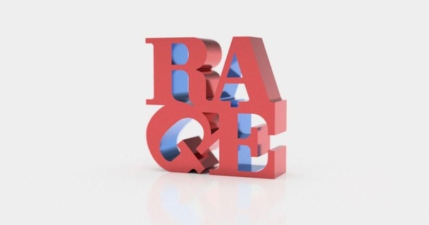 rabbia s3br4 3D Modelli arte design sculture amore ratm rinnegati 3d print model - Mito3D