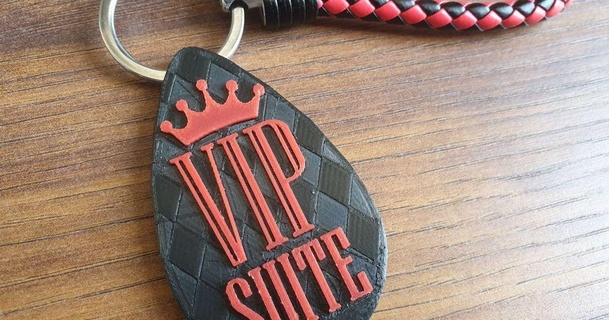 VIP suíte chaveiro mintonette 3D modelos moda moda acessórios chaveiro chaveiros chaveiro porta chaves VIP 3d print model - Mito3D