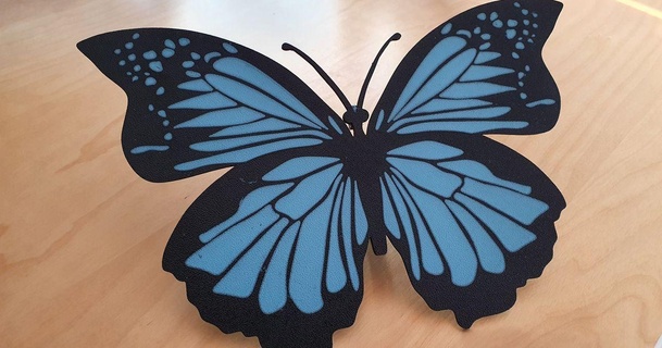 Schmetterling mmu schmetterling schl3nk3 3D Modelle Welt scannt Tiere mk3s Flügel 3d print model - Mito3D