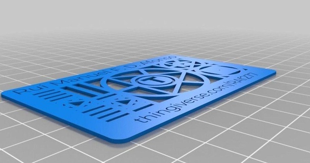 raf card rafxxx  3D Models  Art & Design  2D Plates & Logos customized thingiverse  3d print model - Mito3D