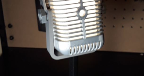 retro Mikrofon Lampe kaputt 3D Modelle Haushalt Haus Ausrüstung Werkzeugmond thingiverse 3d print model - Mito3D