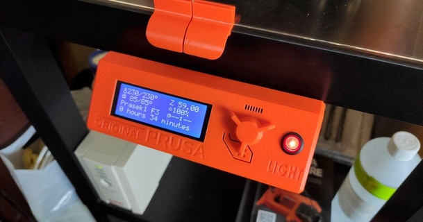 lcd cubierta carcasa funda cambiar interruptor luces bouri 3D modelos impresoras actualizaciones pantalla Interruptor luz 3d print model - Mito3D