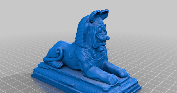 rat sphinx robothut 3D Models Toys & Games Action Figures Statues thingiverse 3d print model - Mito3D