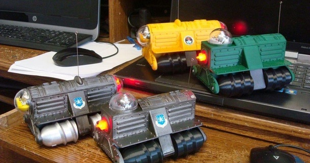 screw drive tank archimedes explorer robothut 3D Models Toys & Games Other archimedesscrew thingiverse 3d print model - Mito3D