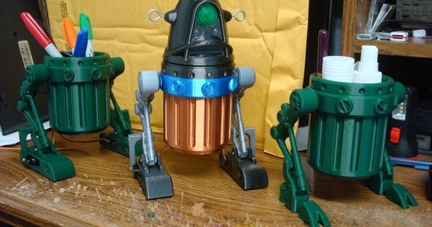 walking trash master robot robothut 3D Models Toys & Games Other thingiverse 3d print model - Mito3D