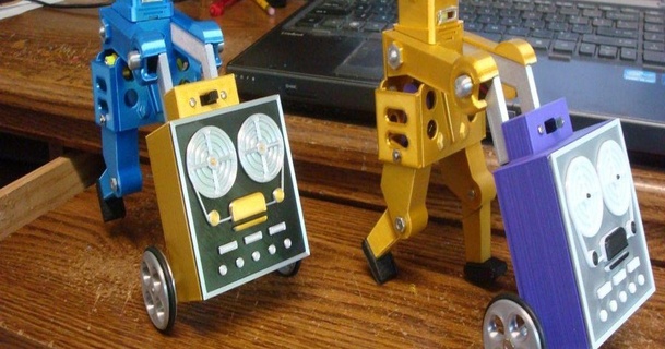 Adán carro emprendedor robot robothut 3D modelos juguetes juegos thingiverse 3d print model - Mito3D