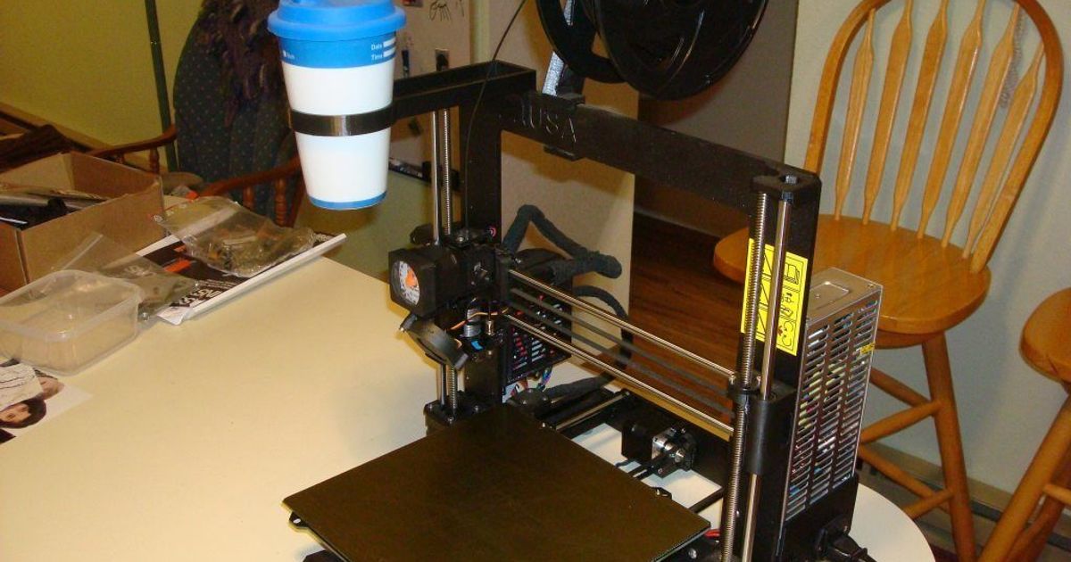 Prusa mk3 Tasse Halter Unterstützung Robothut 3D Modelle Drucker Upgrades thingiverse 3D print model - Mito3D