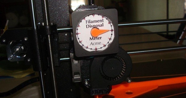 filament disposal meter prusa mk3 mk2 robothut 3D Models Printers - Upgrades originalprusamk3 thingiverse 3d print model - Mito3D