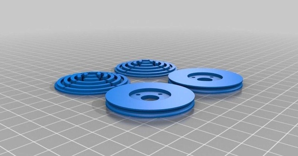 servo drive wheel robothut 3D Models Hobby & Makers Other Ideas thingiverse 3d print model - Mito3D