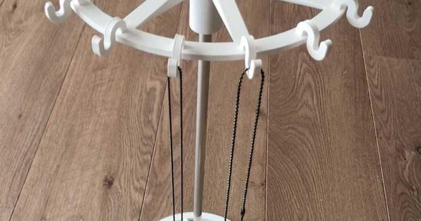 Halskette Halter Unterstützung pr sentoir Halsketten Spritzen 3D Modelle Mode Zubehör thingiverse 3d print model - Mito3D