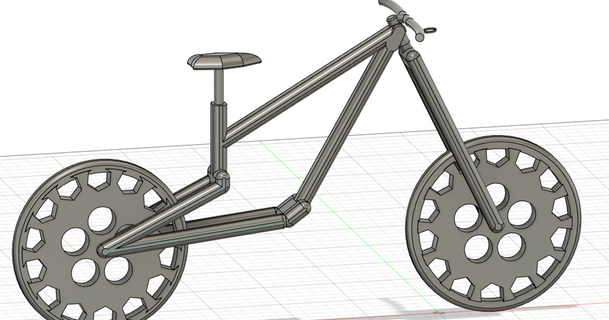 fahrad rlr1305 3D Modelle Spielzeuge Spiele Fahrzeuge Fahrrad fahrrad zweirad 3d print model - Mito3D