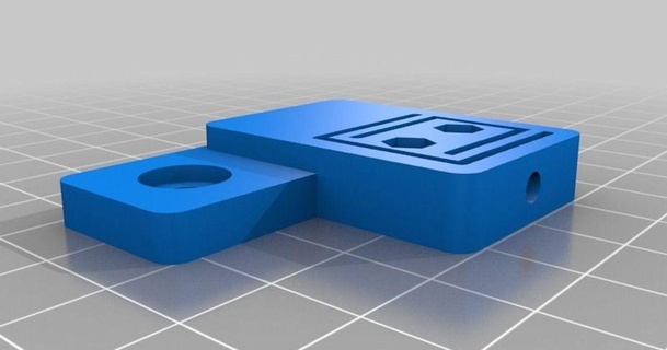 customized z-probe mount w fine adjust fixture divemasterbill 3D Models Printers - Upgrades thingiverse 3d print model - Mito3D