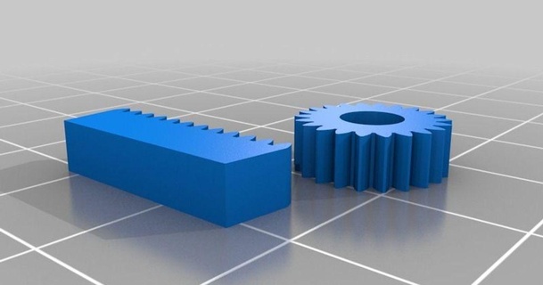 customized rack pinion divemasterbill 3D Models Hobby & Makers RC Robotics thingiverse 3d print model - Mito3D