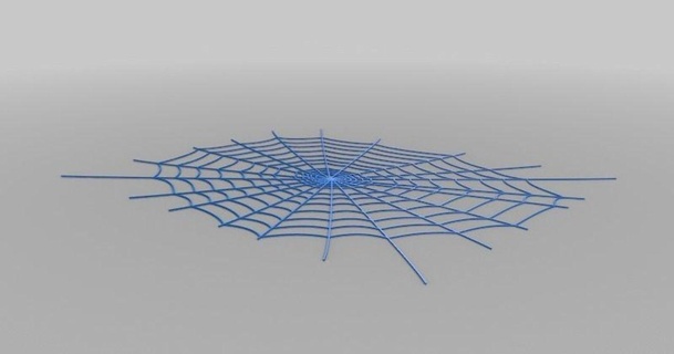 örümcek ağ dekorasyon Shiba hakkını koruyan 3D modeller Sanat tasarım 2D tabaklar logolar şeytani 3d print model - Mito3D