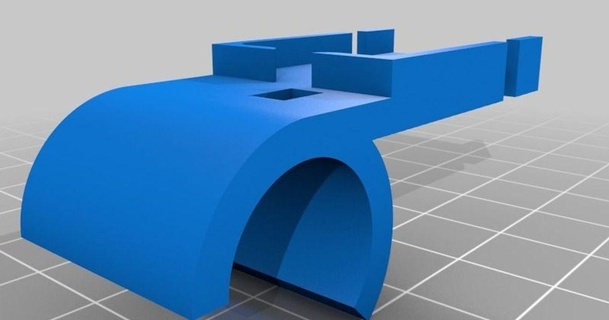 dji Lichtbrücke Antenne montieren 16mm Tube Shiba Verteidiger 3D Modelle Hobby Macher Ideen thingiverse 3d print model - Mito3D