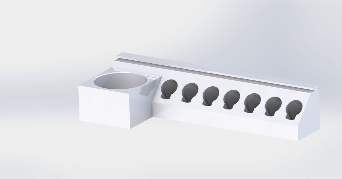 porte plume tableau blanc stylos remplissage flo heman 3D modèles Ménage Bureau 3D print model - Mito3D