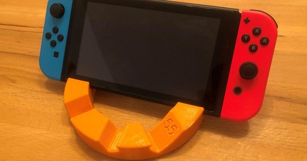 nintendo switch ring stand baddragoner 3D Models Gadgets Video Games holder nintendoswitch 3d print model - Mito3D