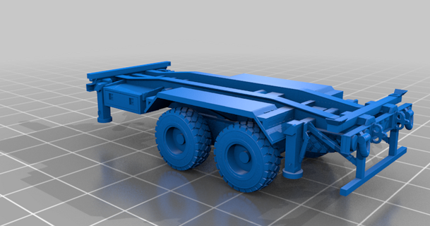 1 100 msvs mare contenitore trailer bonzai000 3D Modelli giocattoli Giochi veicoli esercito canadese militare spedizione 3d print model - Mito3D
