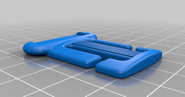 1 pollice tri diapositiva sterno cinghia bonzai000 3D Modelli gli sport all'aperto fibbia thingiverse 3d print model - Mito3D
