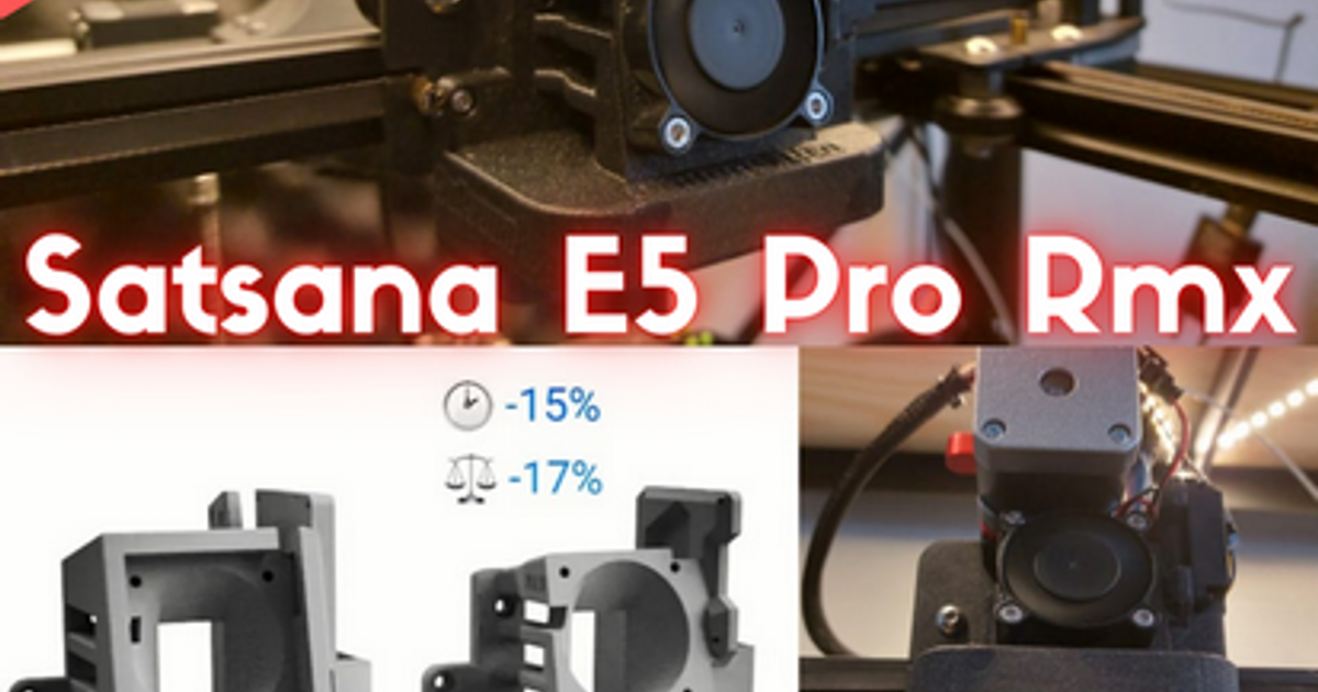 satsana ender 5 pro stock fans bowden direct drive + bl touch version waikikiprod 3D Models Printers - Upgrades 4010 4010blower 4010fan 4010radialblower 4040 3D print model - Mito3D