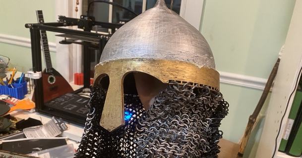 mittelalterlich Russisch Helm schwer 3D Modelle Kostüme Zubehör Requisiten Bogatyr Russland slaw 3d print model - Mito3D