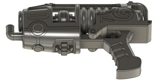 40k cypher plasma pistola osiron gl 3D Modelli giocattoli Giochi tavola 28mm mini miniatura minis 3d print model - Mito3D