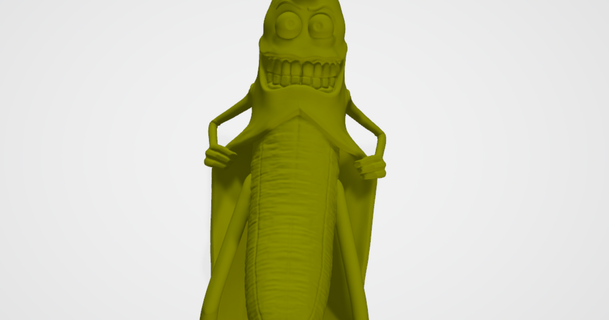 banana man flash rickjames 3D Models Art & Design Other Designs funny nsfw 3d print model - Mito3D