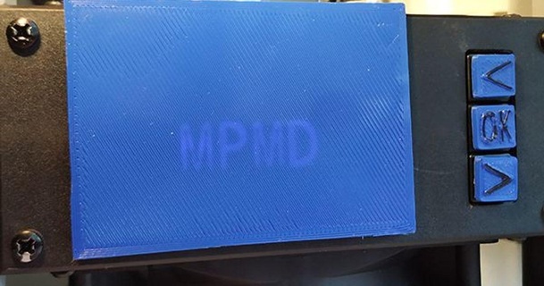 monoprice mini delta schermo cieco grisz 3D Modelli stampanti aggiornamenti minidelta monoprezzominidelta mpminidelta thingiverse 3d print model - Mito3D