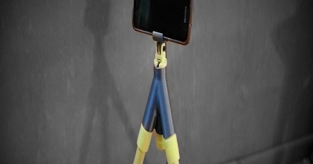 cell phone mount insta-tripod d3dorsett 3D Models Gadgets Photo & Video cameramount cellphonemount phonemount tripod 3d print model - Mito3D
