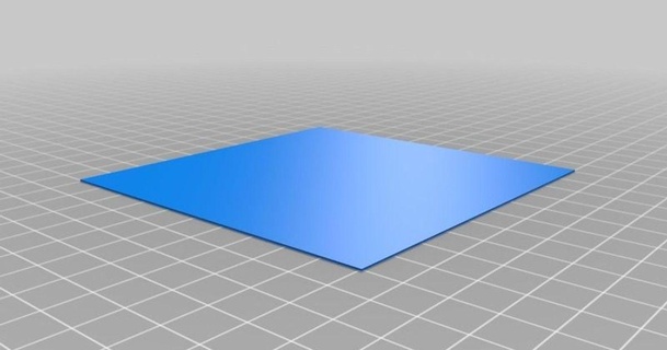 plano quadrado cama zstep extrusão d3dorsett 3D modelos impressoras teste calibração personalizado ender3 3d print model - Mito3D