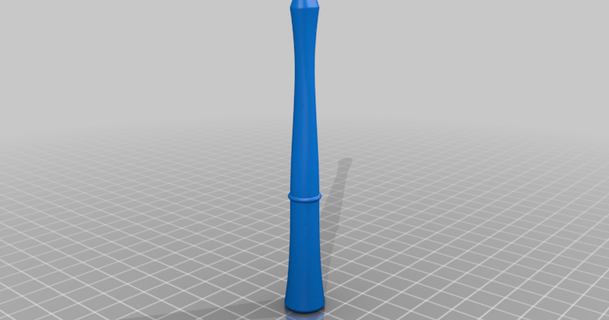 cigarette holder - fixed calini 3D Models Costumes & Accessories Props cigar cigaretteholder thingiverse 3d print model - Mito3D