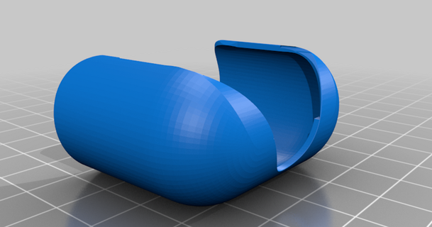 pared montar caso funda airpods apoyo mural peyronnet 3D modelos artilugio audio thingiverse 3d print model - Mito3D