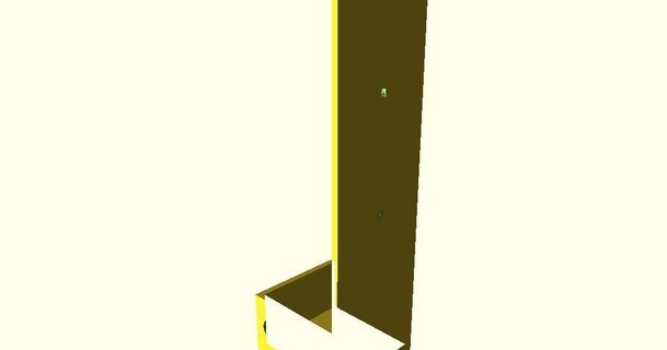 duvar binmek parametrik köşeler destek livebox4 mi peyronnet 3D modeller hobi yapımcılar araçlar openscad duvara monte şeytani 3d print model - Mito3D