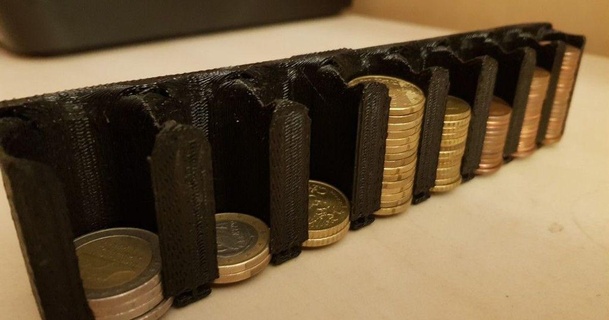 euros coins sorter box r mi peyronnet 3D Models Hobby & Makers Tools thingiverse 3d print model - Mito3D