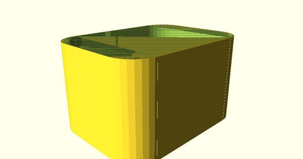 paramétrico redondeado esquinas caja peyronnet 3D modelos casa equipo thingiverse 3d print model - Mito3D
