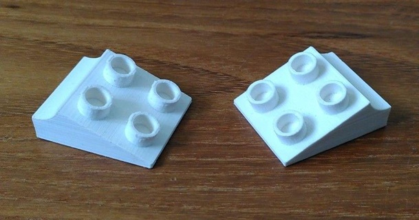 wedge shaped duplo compatible ladrillo Andy 3D modelos juguetes juegos 3d print model - Mito3D