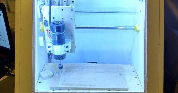 mini cnc Srikanesh 3D modèles loisir fabricants outils arduino cncshield enceinte minicnc 3d print model - Mito3D