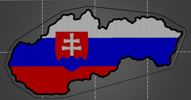 mapa eslovaco república homem Ferro Mich 3D modelos Aprendendo objetos 3d print model - Mito3D