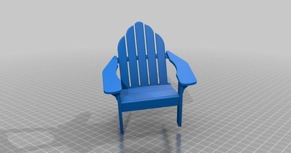 adirondack sandalye tamir edilmiş milstrata imalat indir Bedava stl model printablescom 3d modeller oyuncaklar oyunlar 3d print model - Mito3D