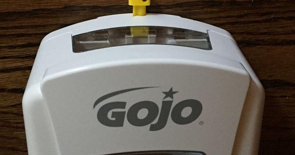 gojo sapone dispenser attrezzo intasato 3D Modelli domestico bagno accessori thingiverse 3d print model - Mito3D