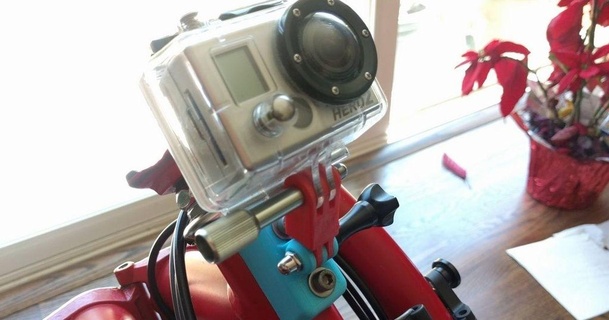 Brompton gopro binmek tıkalı 3D modeller Spor Dalları dış mekan montajı şeytani 3d print model - Mito3D