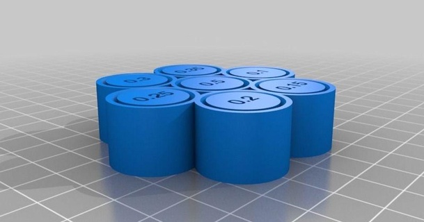 customizable 3d tolerance test zapta 3D Models Printers Test 3dprintertest calibration calibrationtest printercalibration printertest 3d print model - Mito3D