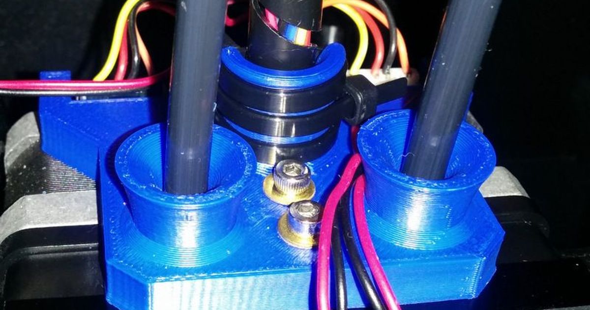 flashforge creator pro improved extruder plate zapta 3D Models Printers - Upgrades cableholder cablemanagement extruderparts filamentguide 3D print model - Mito3D